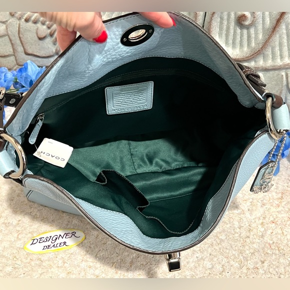 COACH Chelsea Turnlock Large Hobo Shoulder Bag # 8A39 NWT Vintage 💎 - Picture 12 of 13